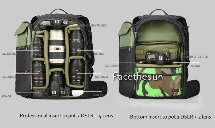 Professional camera backpack bag TP6622-Upgraded 14