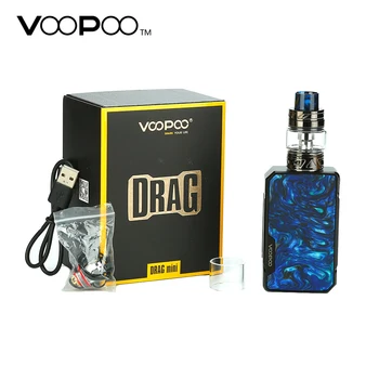 

100% Original VOOPOO Drag Mini TC Kit with Inbuilt 4400mAh Battery & 5ml/2ml UFORCE T2 Tank & Upgraded Firmware Mod E-cig Vaping