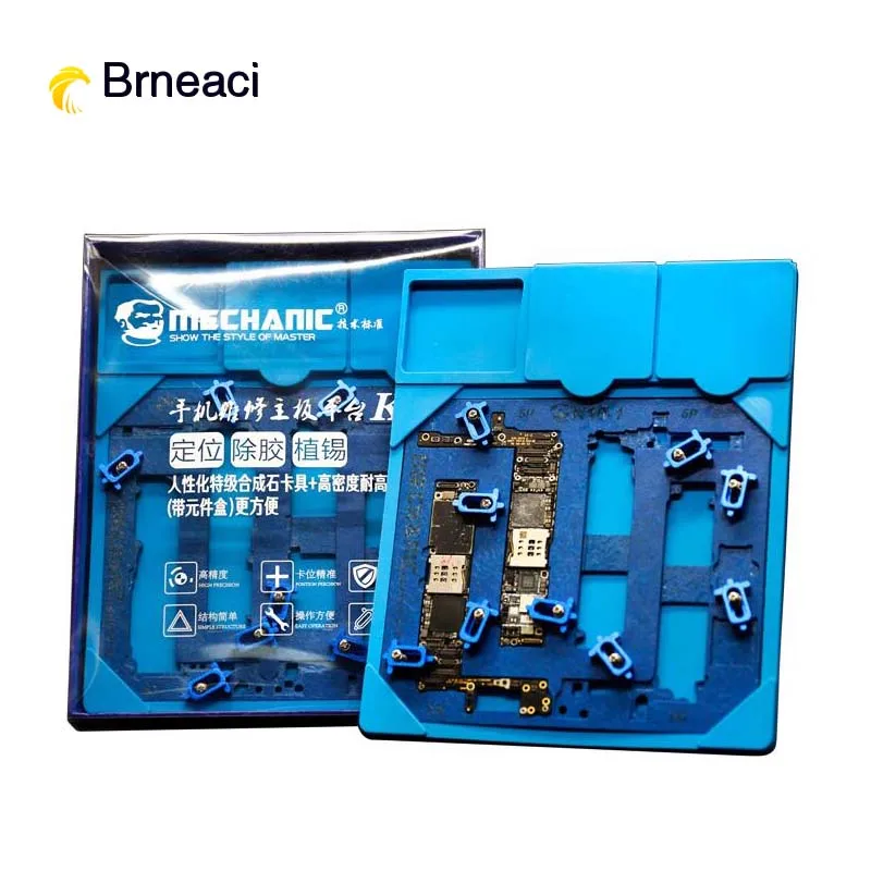 

Brneaci High Temperature Motherboard PCB fixture for iPhone 6 6S Plus Multifunction Logic Board Clamps Fix Repair Tools