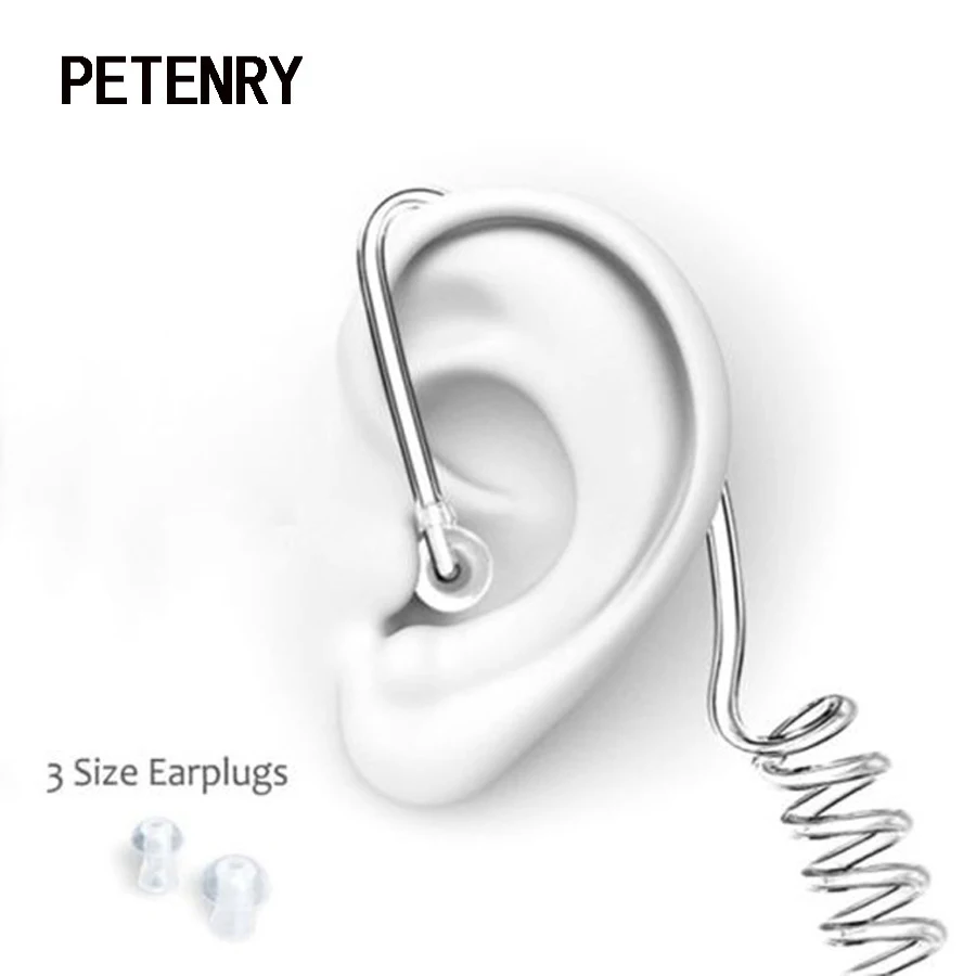 FBI Style In-ear Earphone Earbuds 3.5mm Radiation Protection Monitor Earpiece Mini Walkie Air Tube Headset with Mic | Электроника