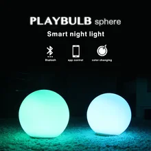 PLAYBULB Sphere Smart Color LED Night Light Atmosphere Mood Waterproof Party Wireless Bluetooth APP Control Mothers Day Gifts