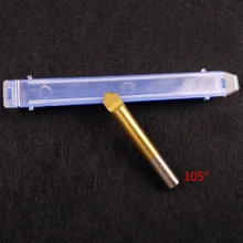 CHKJ 105 градусов Титан покрытием HSS ключ резак карбида фрезы для фрезерные машины для резки слесарь инструмент