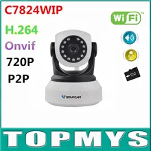 VStarcam C7824WIP Wifi ip Camera 720P HD Wireless Camera CCTV Onvif Video Surveillance Security CCTV Network Camera Infrared IR