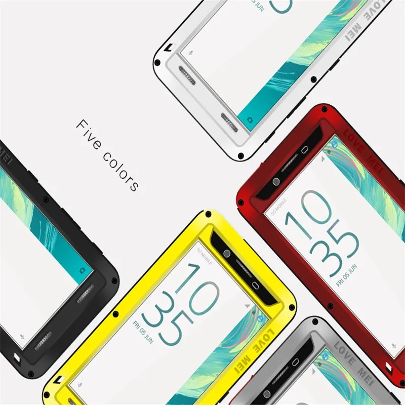 Чехол LOVE MEI для Sony Xperia X F5122 F5121 ударопрочный противоударный пылезащитный чехол