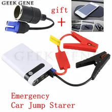Multi-función de 12000 mAh Coche de Arranque Salto Portátil Dispositivo de Arranque Banco de la Energía 12 V Cargador de Coche Para El Coche Más Ligero Refuerzo de la batería LED