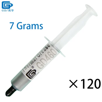 

GD460 Thermal Conductive Grease Paste Silicone Plaster Heat Sink Compound 120 Pieces Net Weight 7 Grams Silver For PS4 CPU SY7