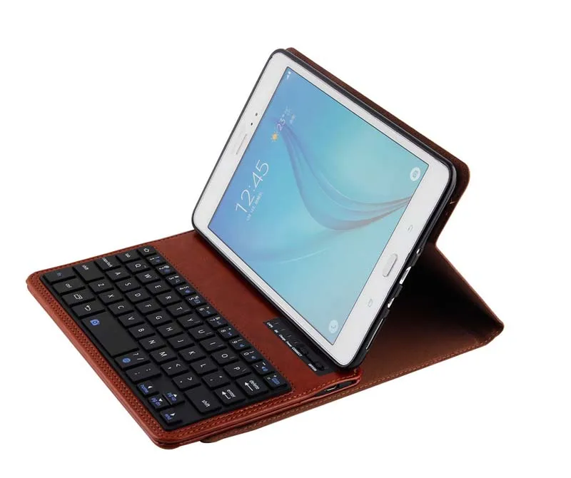 Съемная Беспроводная Bluetooth клавиатура для Samsung Galaxy Tab A 8 0 T350 Crazy Horse с подставкой из