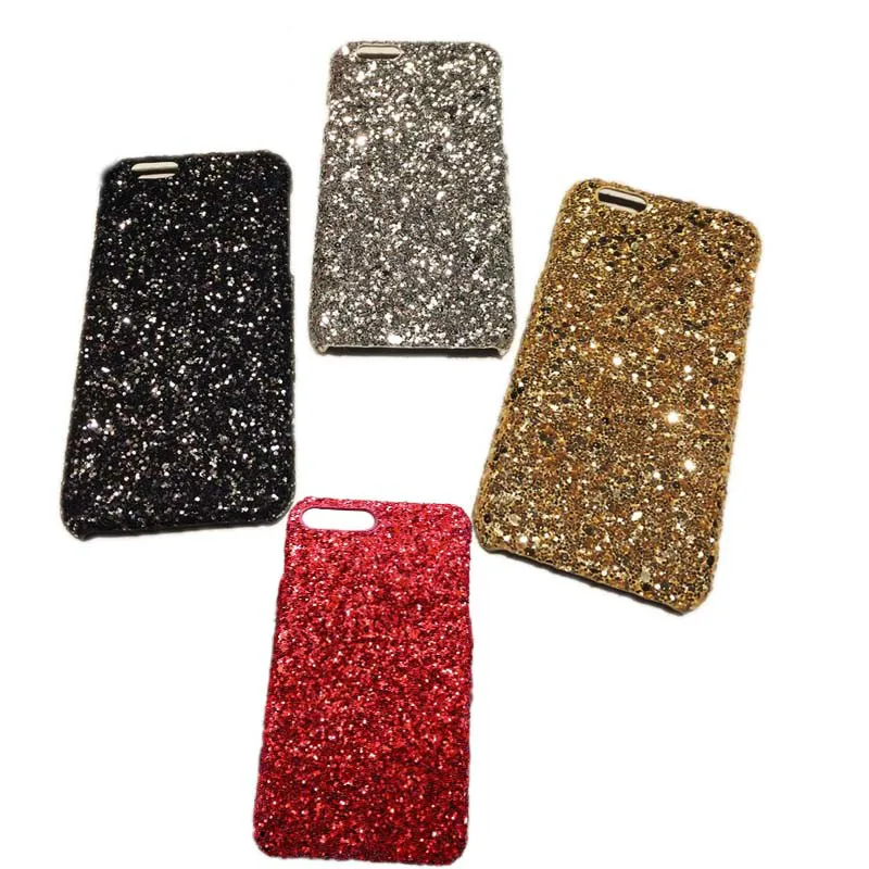 

New Bling Glitter Sequins Case for iPhone xs max xr Hard PC Capa Coque Funda for iPhone 8 7 6 6s plus X Paillette Cover for Girl
