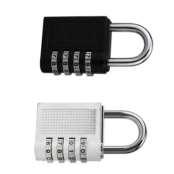 

4 Dials Resettable Combination Password Lock Safe Door Locker Pad Lock Padlock For Travel Luggage Suitcase hot search