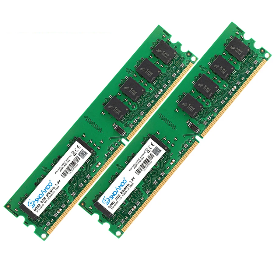 SNOAMOO компьютерный ПК ОЗУ 4 ГБ 800 МГц DDR2 PC2-6400 667 МГц PC2-5300S Настольный ПК 2 Гб DIMM память 240 pin для AMD Высокая совместимость