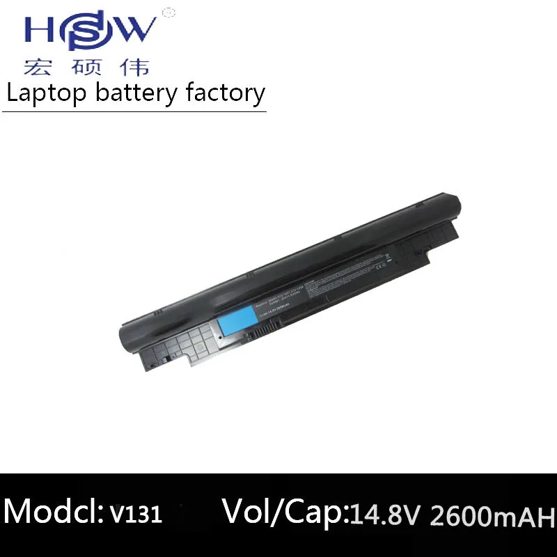 

14.4V 2600MAH 4Cell Battery For DELL Vostro V131 V131R V131D 268X5 H2XW1 H7XW1 13Z N311z 14Z N411z Laptop