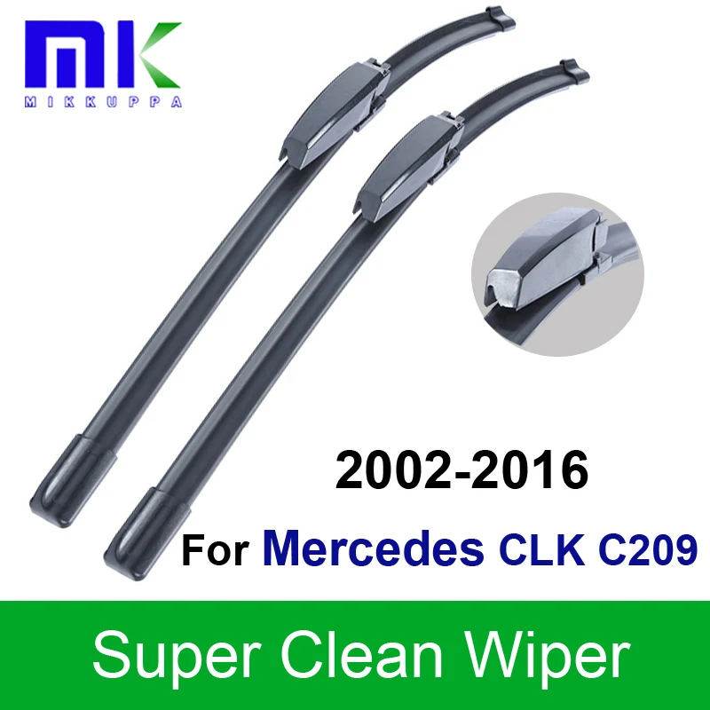 Buy Wiper Blades For Mercedes CLK C209 2002 2016 Pair