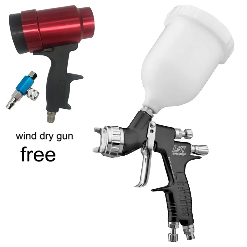 Weta HVLP spray paint gun with dry gun free 1.3mm Airbrush airless