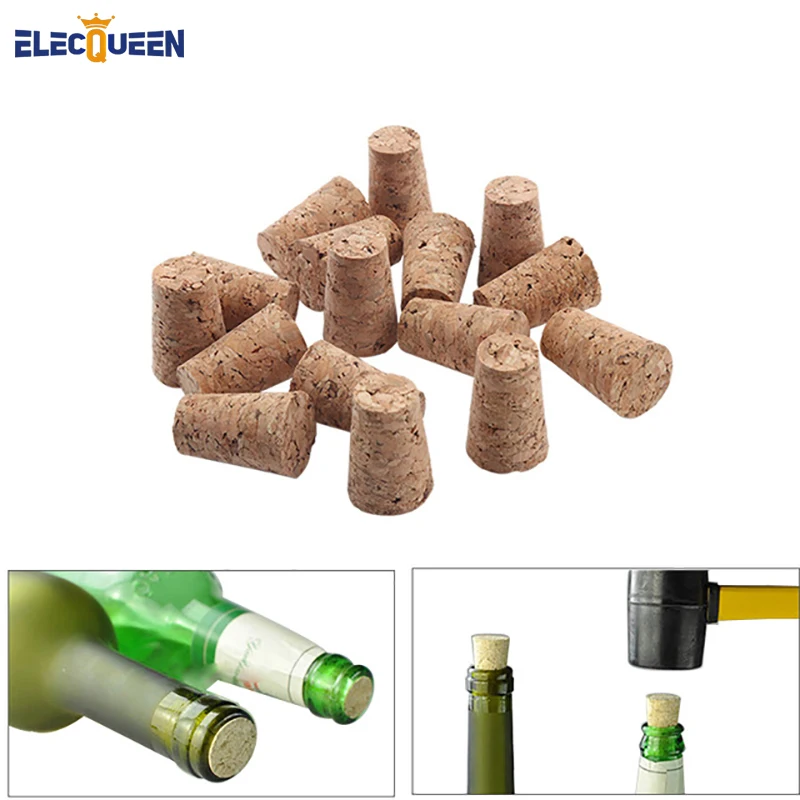 

20*15*30mm cone-shape cork stopper for beer bottle,wine bottle sealing plug For brewing wine