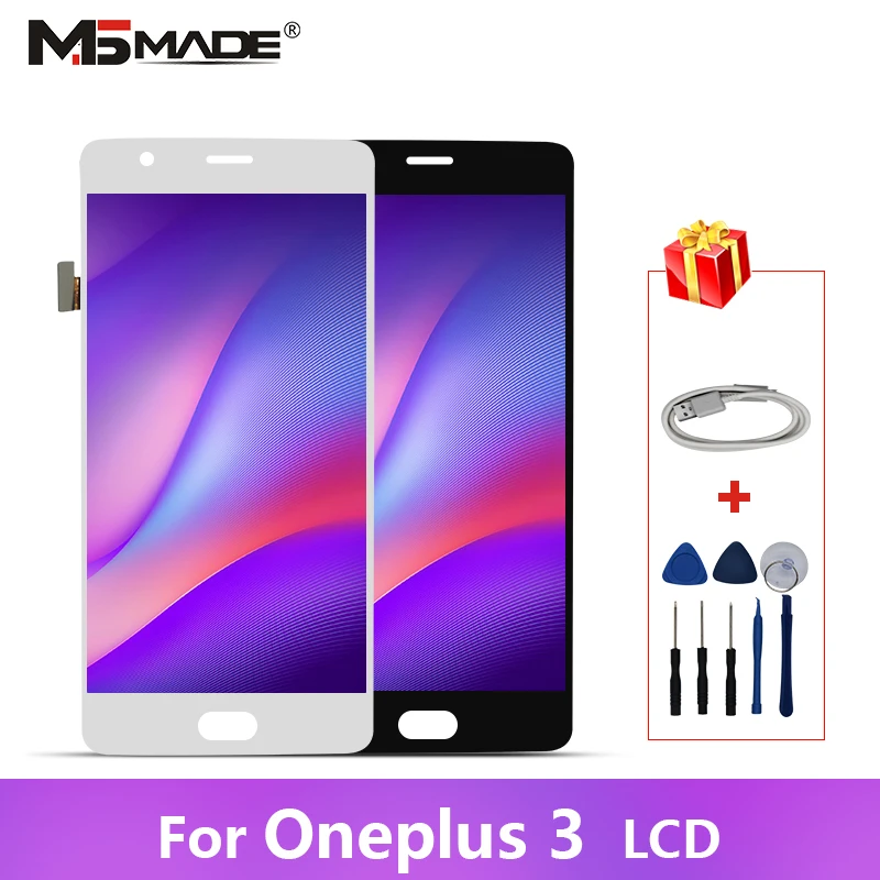 

5.5" For Oneplus 3 A3000 LCD Touch Screen Digitizer Display Replacement Assembly Parts With Frame For Oneplus 3T A3010 A3003