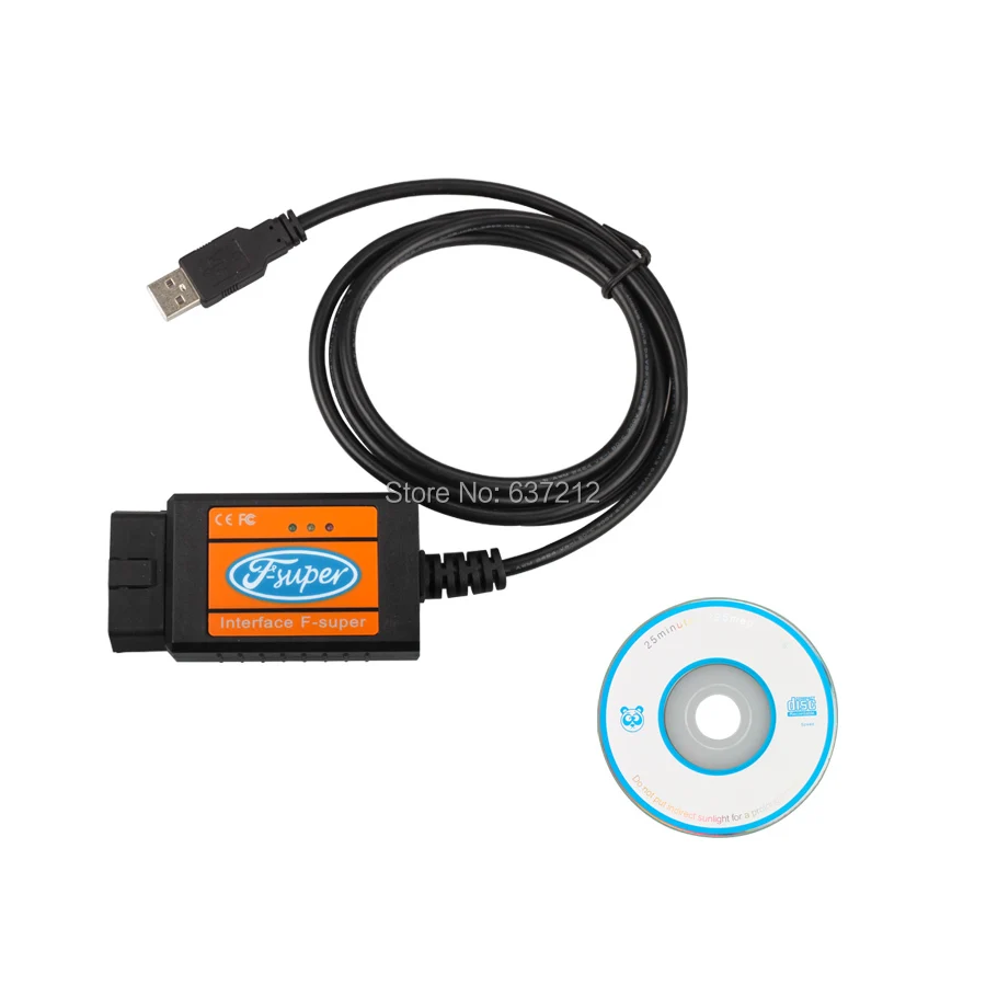 Для Ford Fo-cus/Fusion/Mon-deo/Fiesta/KA/Transit) USB интерфейс для Ford сканер F-Super сканирующий инструмент бензин+ дизельный автомобиль