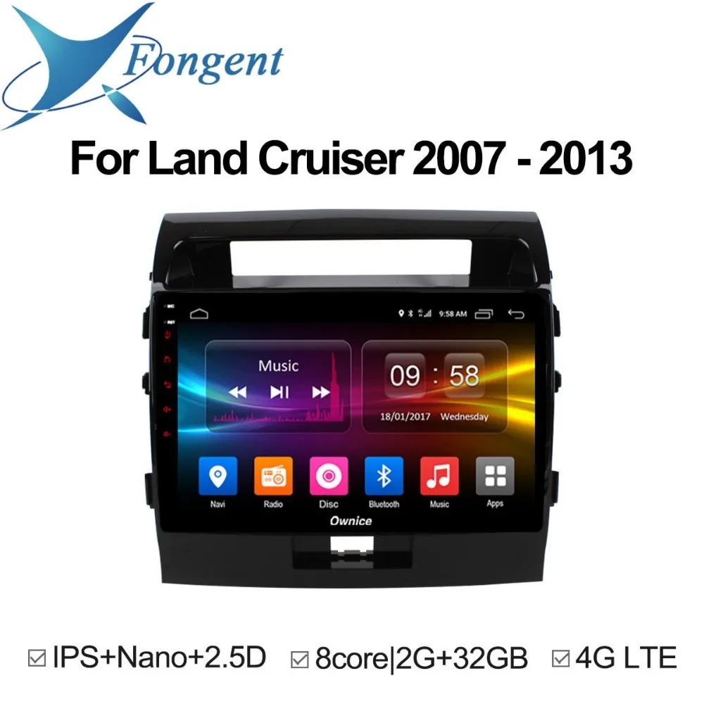 

for Toyota Car land Cruiser 200 Model 2007 2008 2009 2010 2011 2012 2013 Year Android DVD GPS Navigtor Radio Multimedia player