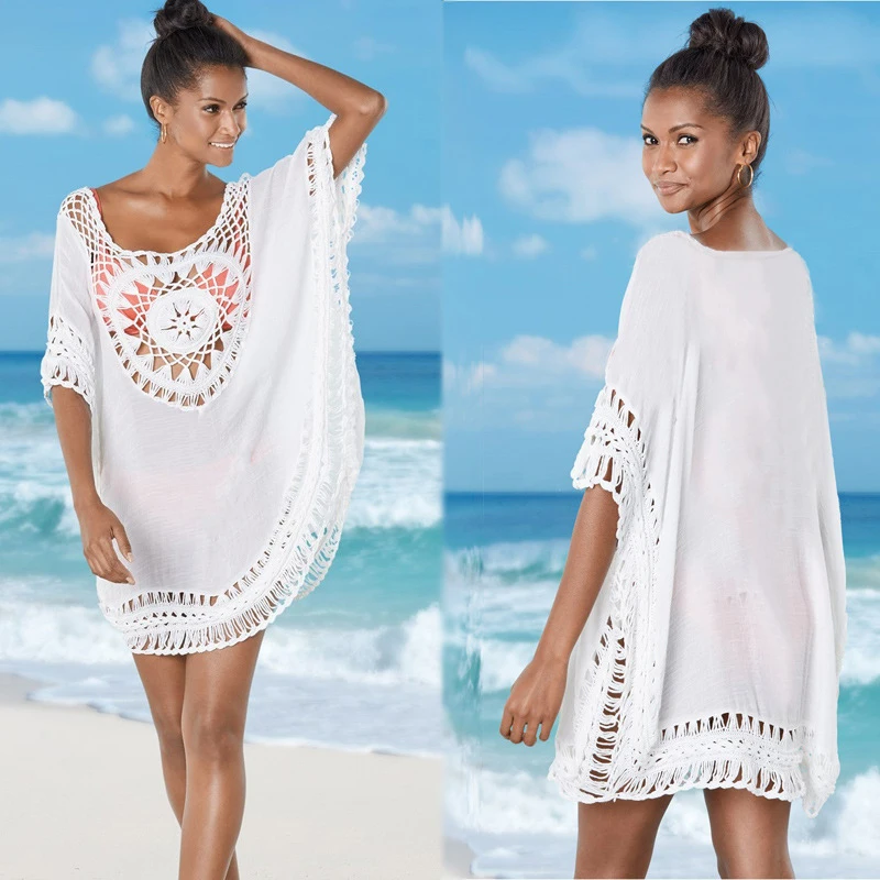 Beachwear Saida De Beach Long Outings Tunics Womens Bather Swimwear