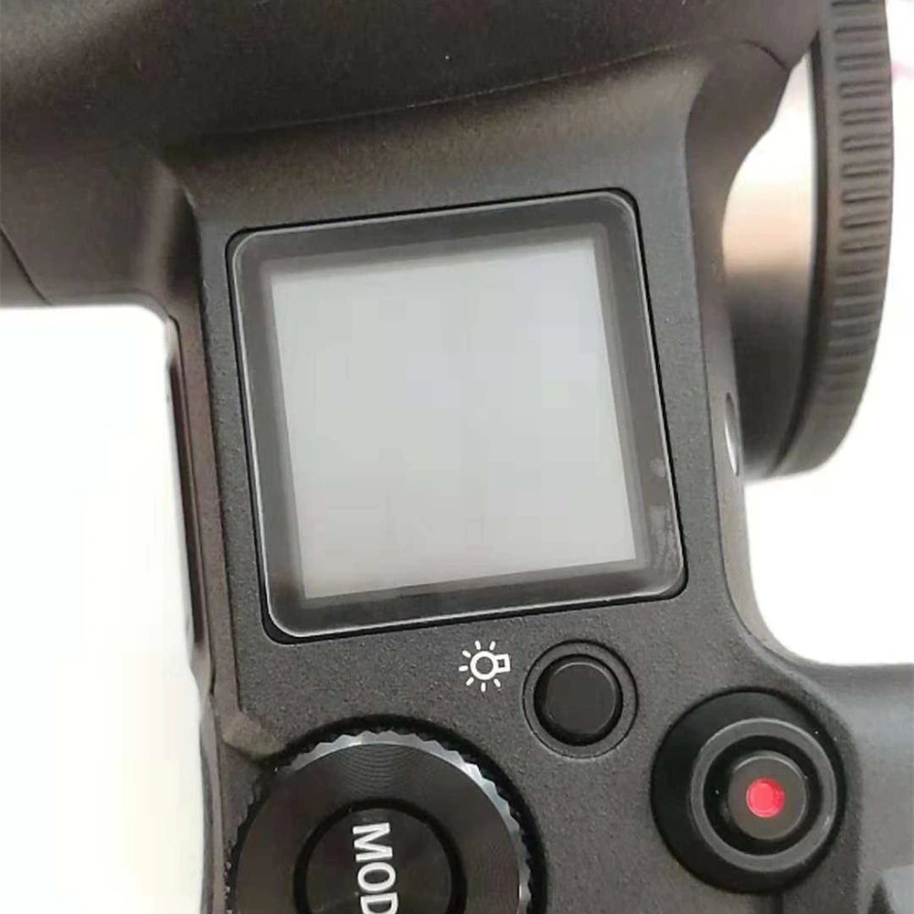 Protector de Pantalla de Piel con Textura para c/ámara Protector de Pantalla para Canon EOS R con Protector de Pantalla de Cristal Templado sin Burbujas
