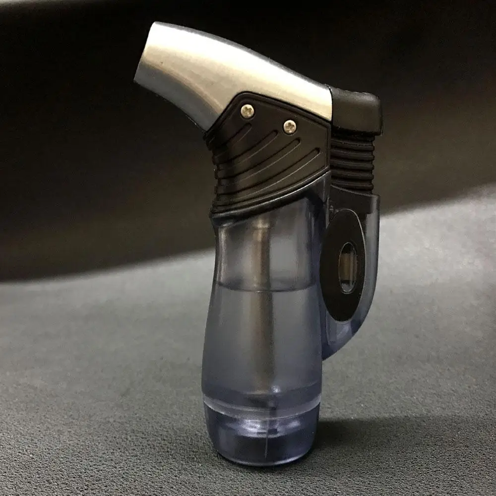 

Barbecue Key Ring Flamethrower Mini Lighter Torch Lighter Color Random Butane Jet Durable Collectibles Windproof