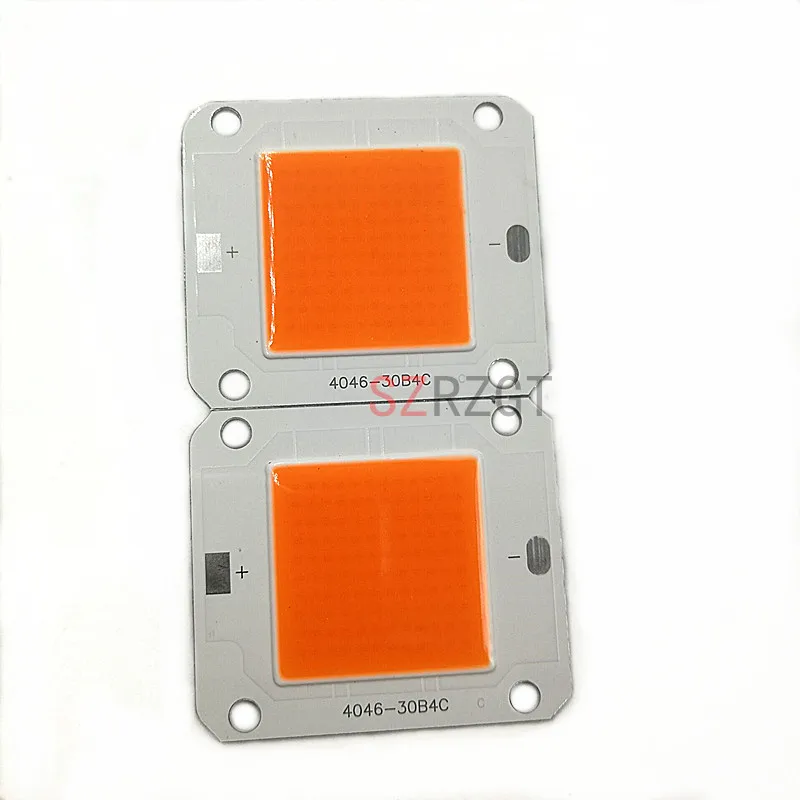SZRZGT 12 В/32 в 50 Вт светодиодный чип с полным спектром 400-840нм COB диодный чип для DIY 50 Вт 100 Вт 200 Вт 300 Вт 500 Вт Светодиодный светильник