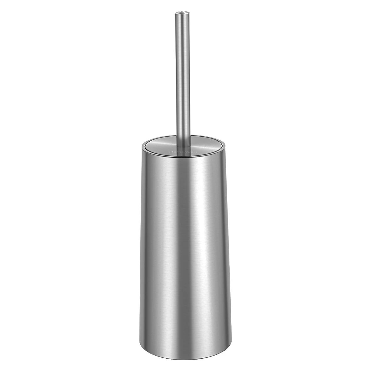 

HOMEMAXS Toilet Brush and Holder Set Good Grip Compact Stainless Steel Toilet Bowl Cleaner Brush Set for Bathroom (Sanding)