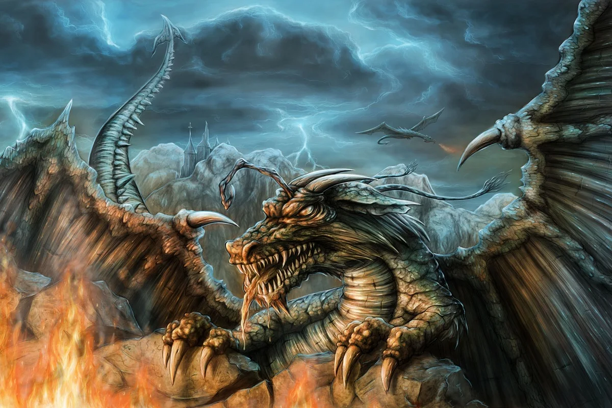 огромный дракон. перуанский ядозуб дракон. дракон в высоком разрешении. дракон в полете. дракон картинки.