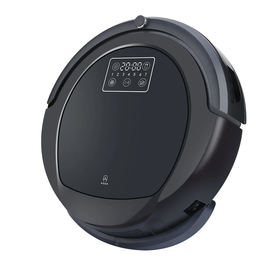 

Free shipping Russia robot vacuum cleaner 2D map navigation APP-WI-FI floor cleaner dry wet mop mini cleaner AUTO sweeper
