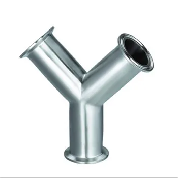 

3A standard Sanitary stainless steel Flange Y-Style TEE,Tri-Clamp tee, 1.5"/38mm