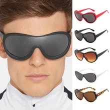 Женские и мужские винтажные Ретро очки, унисекс, большая оправа, солнцезащитные очки, очки для езды на велосипеде, солнцезащитные очки, анти-УФ, Новое поступление, очки