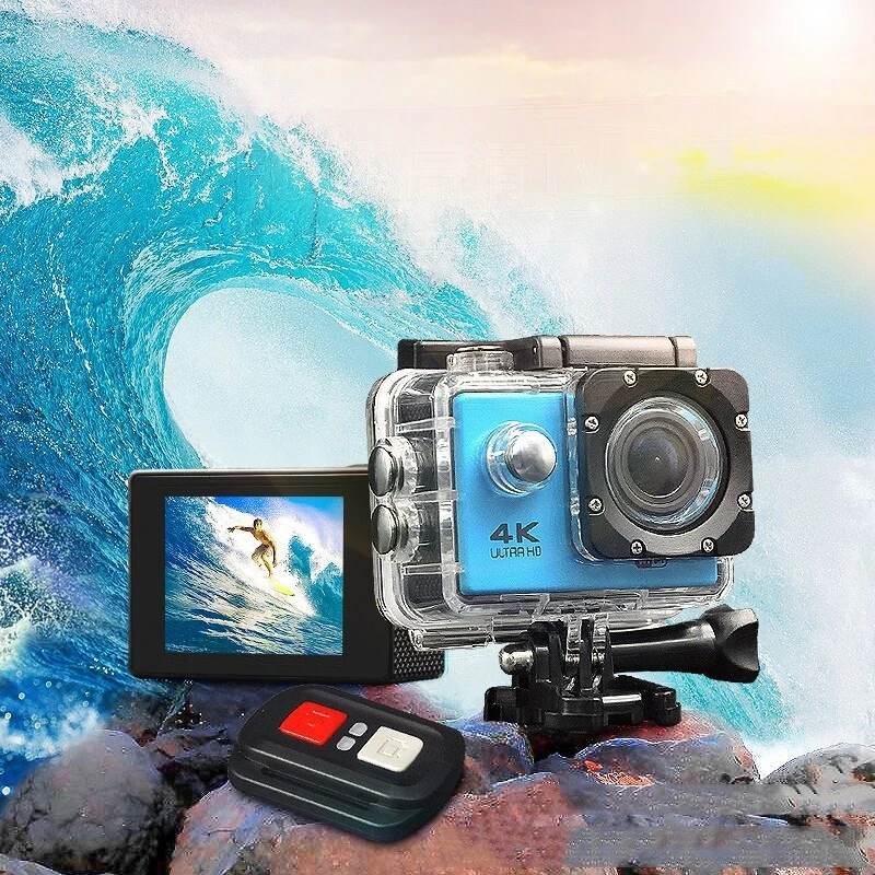 Coocheer professional Ultra HD 1080 P F60R 4 к Водонепроницаемая камера с Wi Fi Дайвинг водостойкий DV