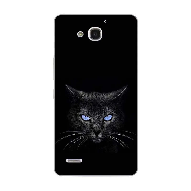 Мягкий силиконовый чехол для телефона s для huawei Honor 3X3 X G750 5,", Чехол с принтом, задняя крышка с изображением розового волка, Fundas Para