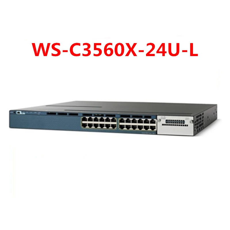 WS-C3560X-24U-L 24-портовый гигабитный Слои 3 стекируемые переключатель