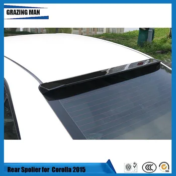 

ABS Primer Unpainted Color Rear Roof Trunk Lip Body Wing Wiper Sedan Spoiler For Toyota Corolla 2014 2015 2016 2017 14 15 16 17