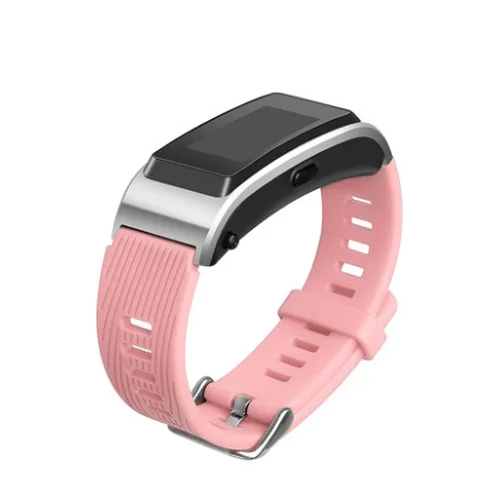 Silicone bands for Huawei Talkband B5 Wristband Sport band Strap Porous design and novel ventilation Huawei band B5 Strap - Цвет: Розовый