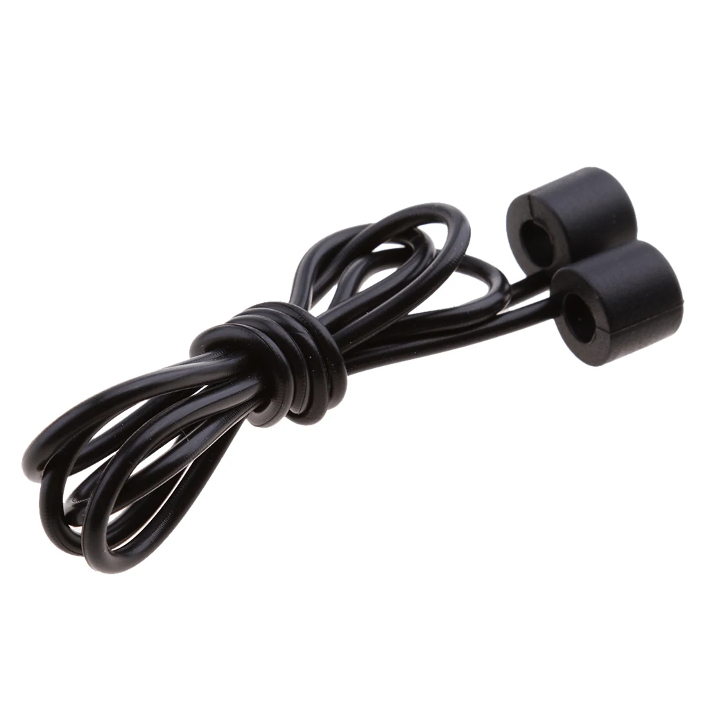 

5Pack Silicone Anti-lost Headset Loop Strap String Rope Connector for Wireless Headsets Black