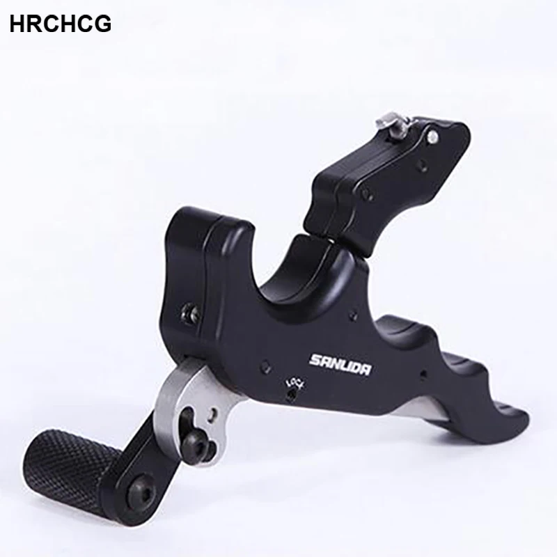 

4 Fingers Compound Bow Release CNC Powerful Hunting Grip Caliper Release Aid Compound Bow Archery Target Accessory Automatic 360