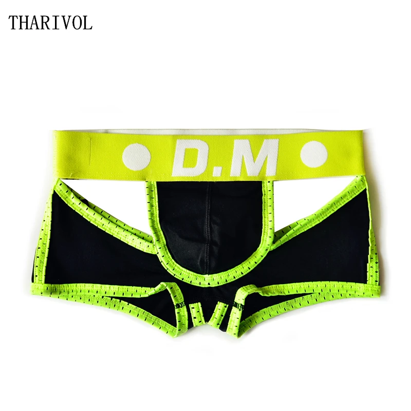THARIVOL новые мужские трусы модные с низкой талией сексуальные молодежное