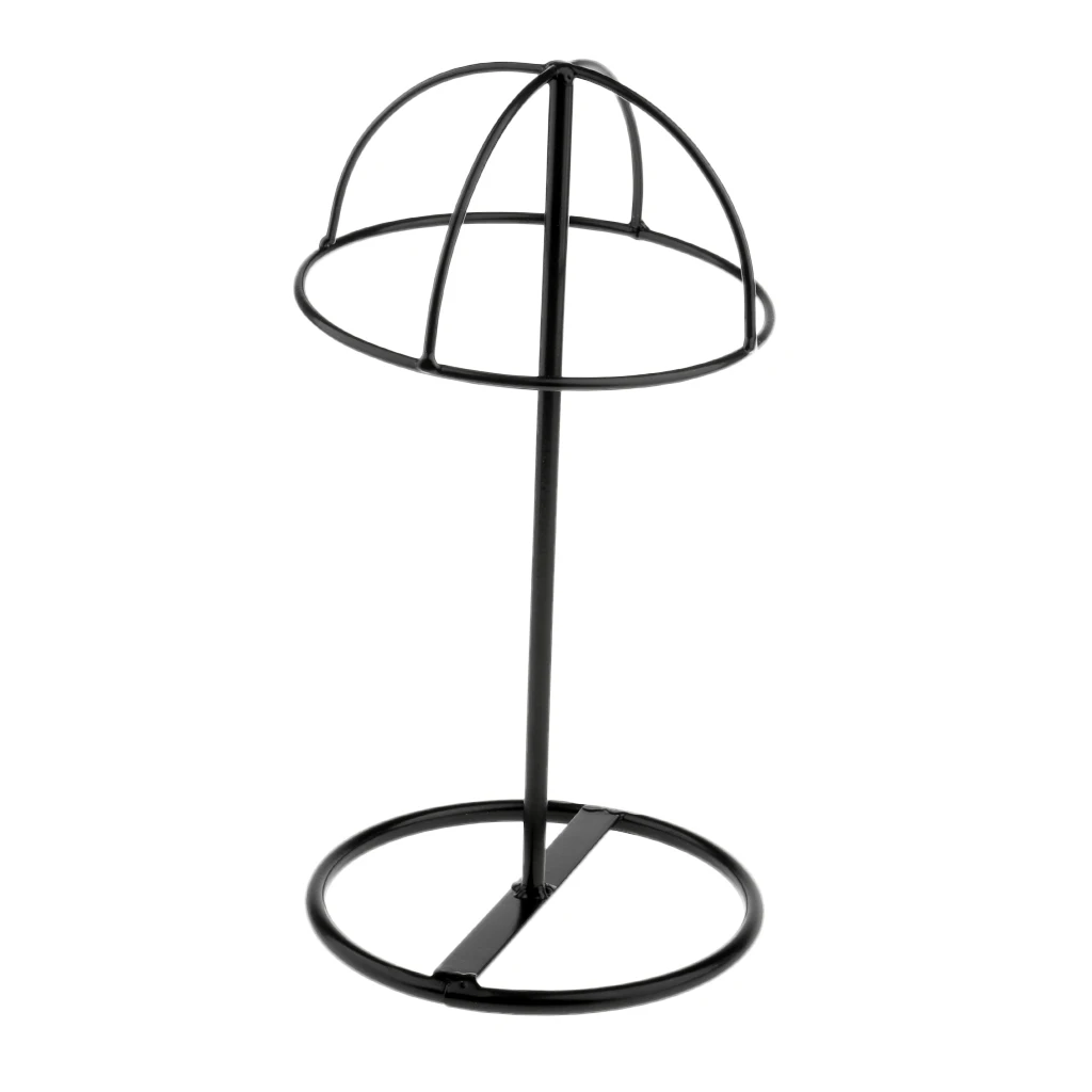 

Wig Hat Display Holder Baseball Sports Caps Storage Organizer Stand Rack Black
