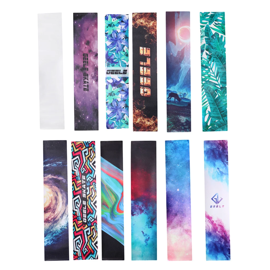 Skateboarding Sandpaper Longboard Skateboard Grip Tape Sheet Sand Paper Deck Protector for Men Women Boys Girls Outdoor 120x25cm