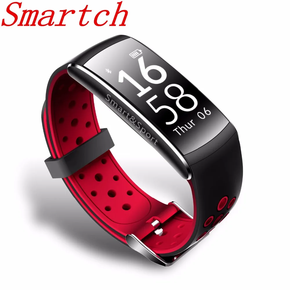 

2018 Bluetooth Q8 Smart Bracelet Heart Rate Monitor Fitness Tracker Wristband IP68 Waterproof Monitor Sport Smartband