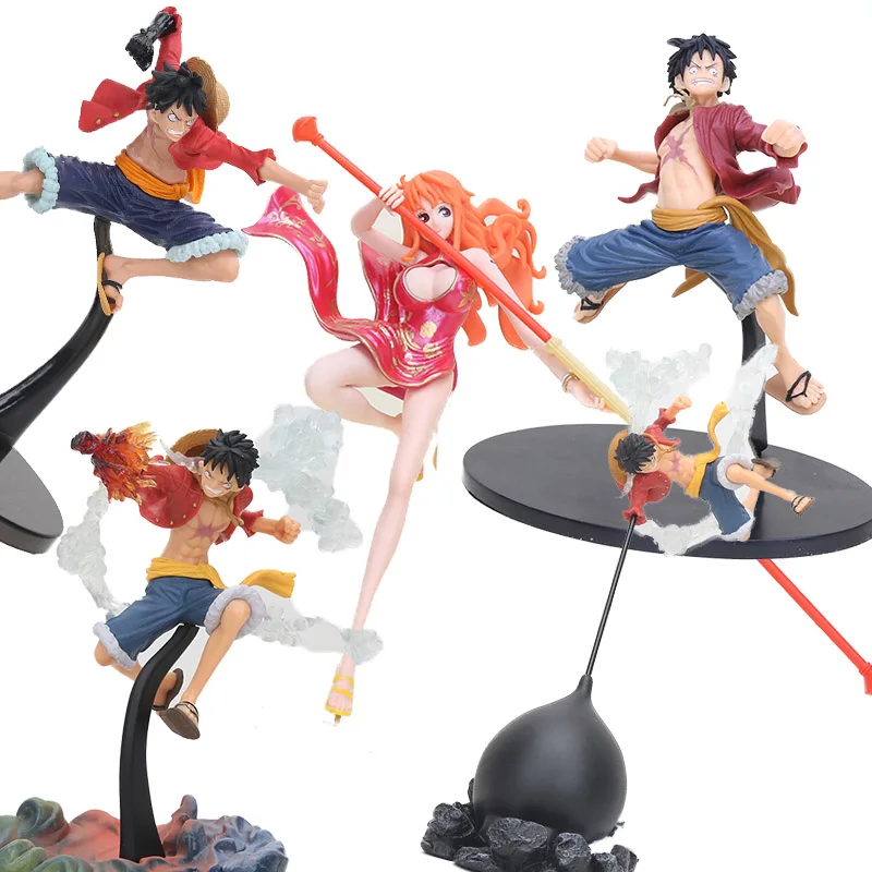 Цельный sculture BIG Zoukeiou 6 Vol.5 Monkey D Luffy BWFC Special Ver. Nami Cheongsam ПВХ Фигурки игрушки|Игровые
