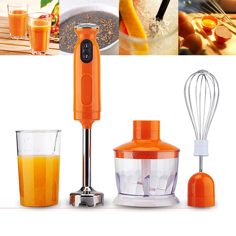Electric Blender Portable Juicer Hand Mixer Immersion Batedeira Licuadora For Baby Food Maker 4 in 1 Batidora De Mano Electrica
