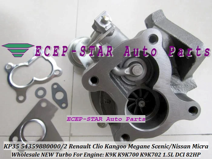 KP35 54359880000 54359880002 7701473673 Turbo для NISSAN Almera Micra для Renault Clio Kangoo Megane живописные K9K K9K-702 1.5L