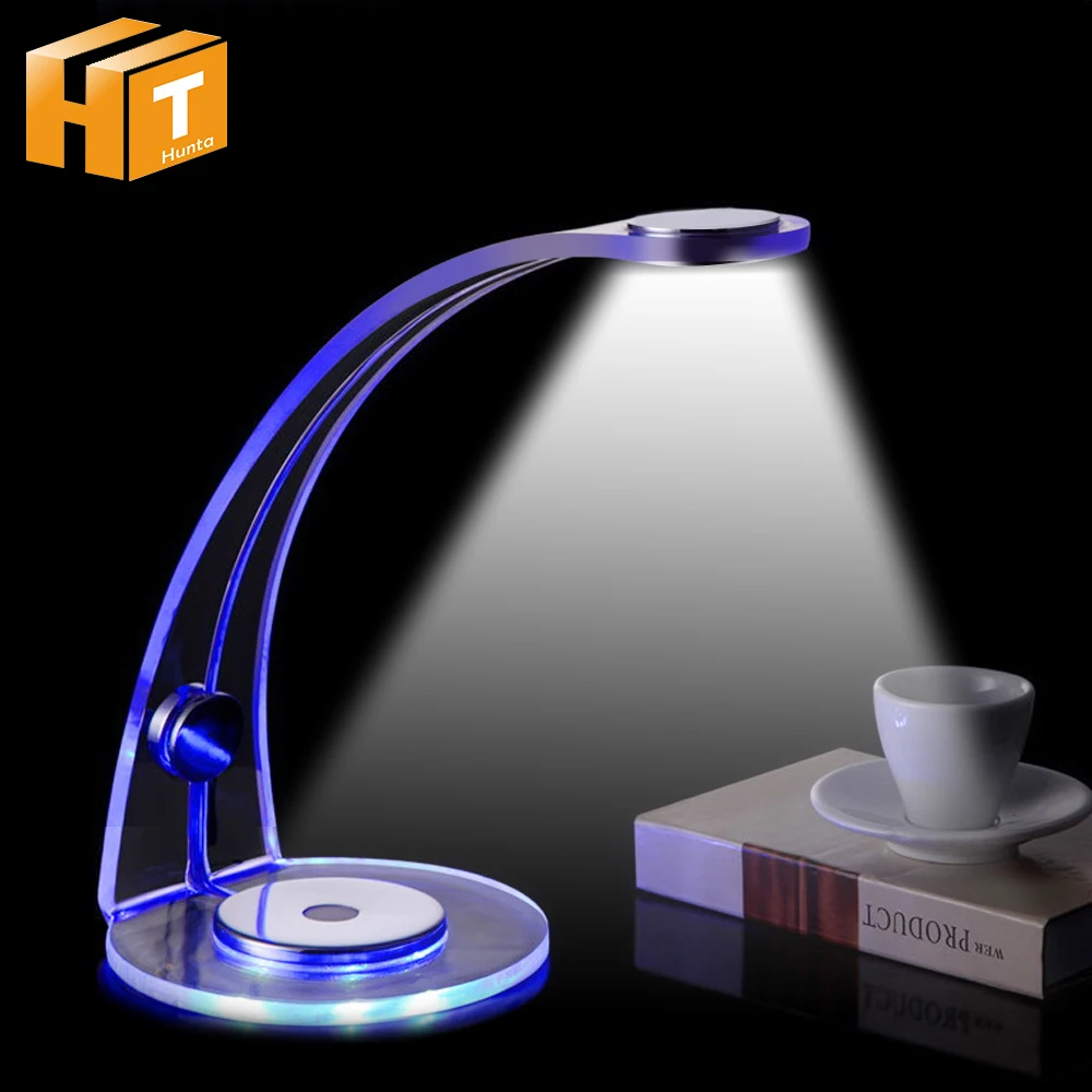 

Creative Acrylic LED Desk Lamp Touch Switch Dimmable Reading Light a nice gift Table Lamp.