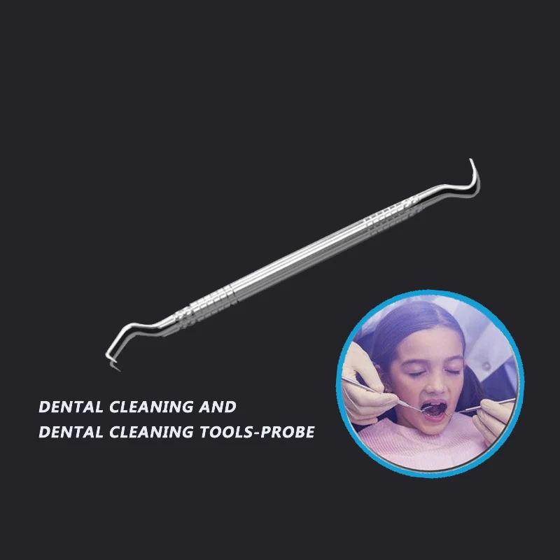 

1Pcs Double-end Hook Dentist Teeth Clean Mouth Guard Dental Tools Dental Pick Lab Equipment Oral Care Hygiene Products