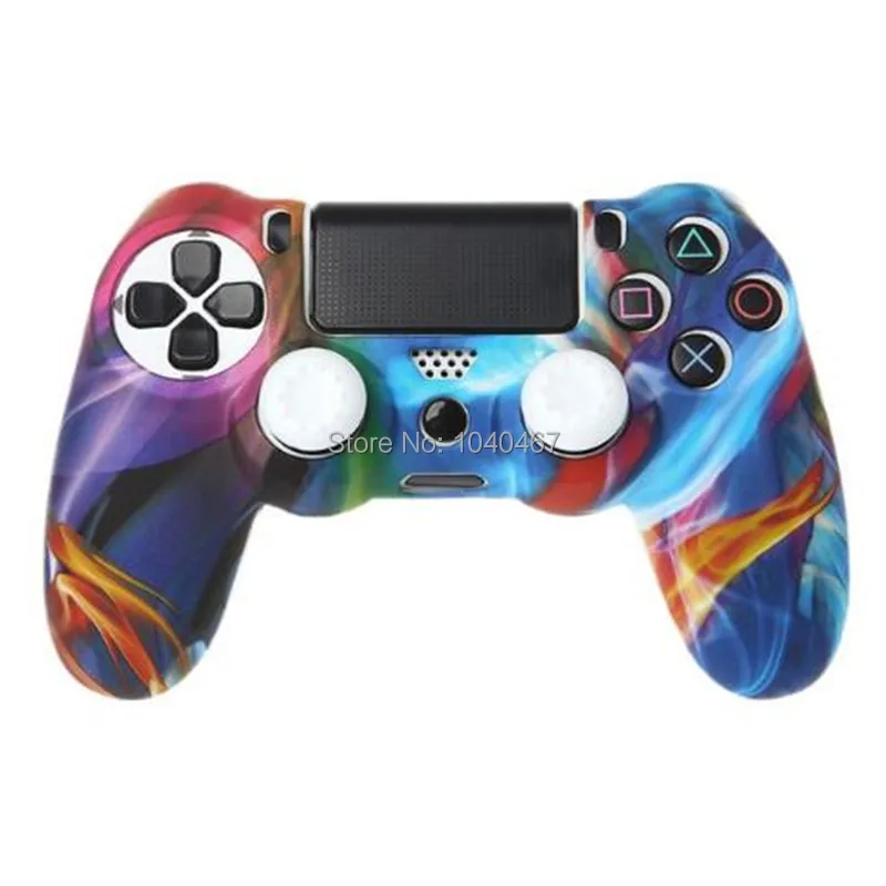 Мягкий резиновый силиконовый джойстик для геймпада, чехол для sony DualShock 4 PlayStation 4 PS 4 Pro, тонкий чехол для контроллера, аксессуар