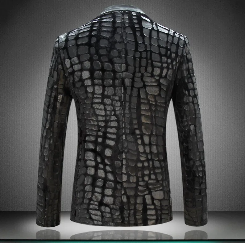 Blazers Black Stage Costumes Fashion Coat Brand Spring Casual Suit New Thin Section Men Male Slim Fit MOOWNUC Personality Fit Blazers Black Stage Costumes Fashion Coat Brand Spring Casual Suit New Thin Section Men Male Slim Fit MOOWNUC Personality Fit