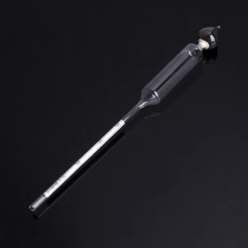 

3 Pcs 0-100% Hydrometer Alcoholmeter Tester Set Alcohol Meter + Thermometer for home brewing, beer factories, chemical factories
