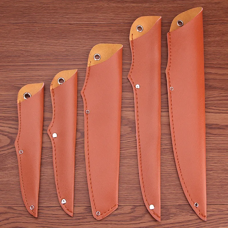 PU fixed Blade knife pocket hunt case holder leather camp outdoor sheath holster pouch bag carry